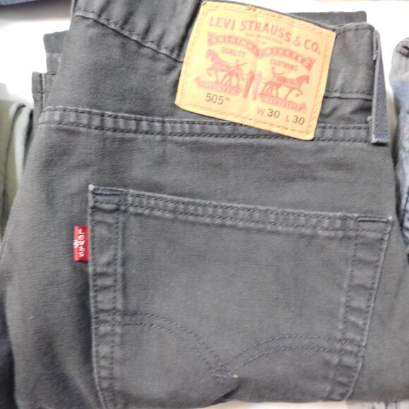 Levi's Jeans 505 Quantity of 5 Pairs Men's Sizes - Picture 3 of 8